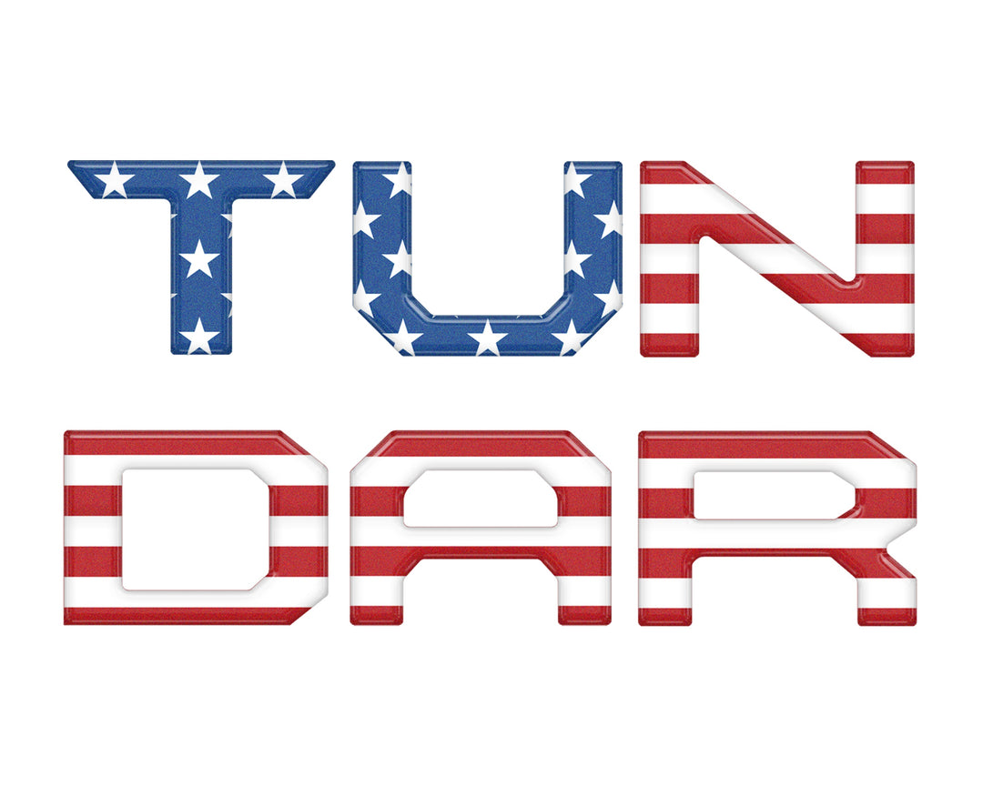 Lower Grille Letter Inserts Fits 2022-2025 Toyota Tundra