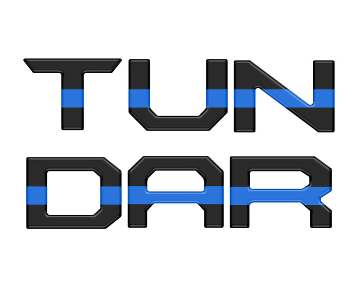 Tailgate Letter Inserts Fits 2022-2025 Toyota Tundra