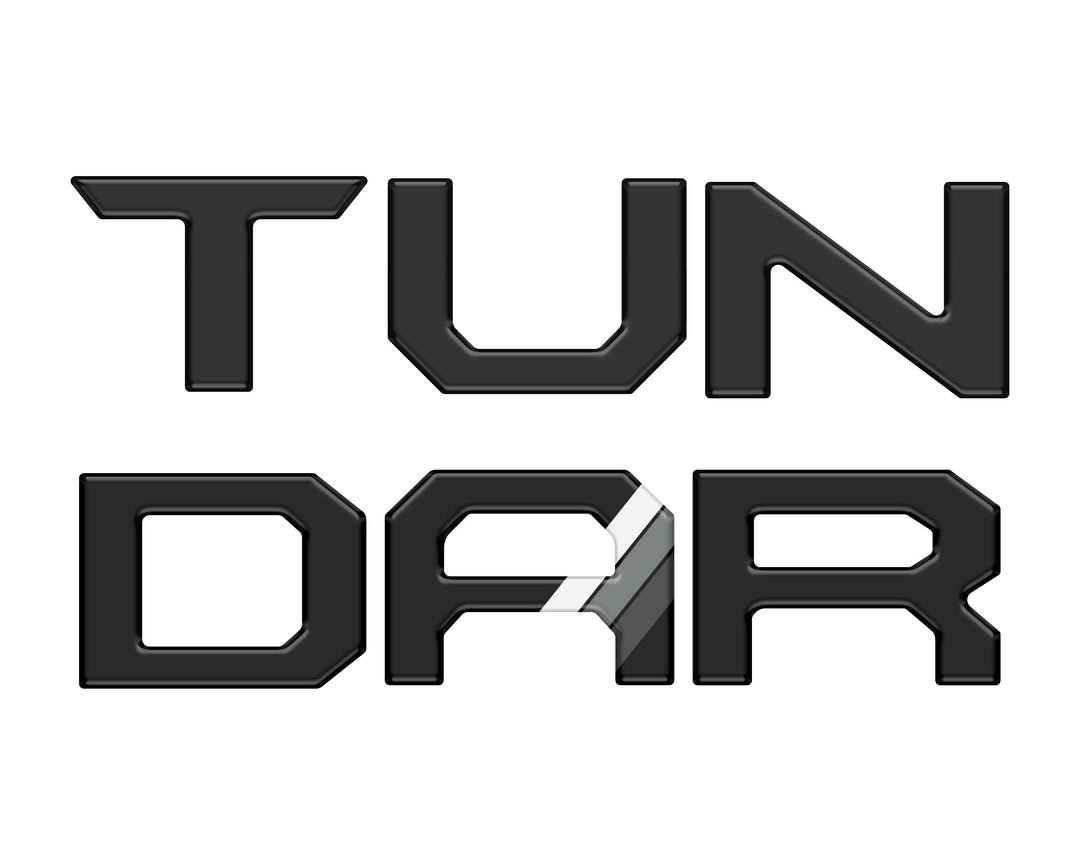 Tailgate Letter Inserts Fits 2022-2025 Toyota Tundra
