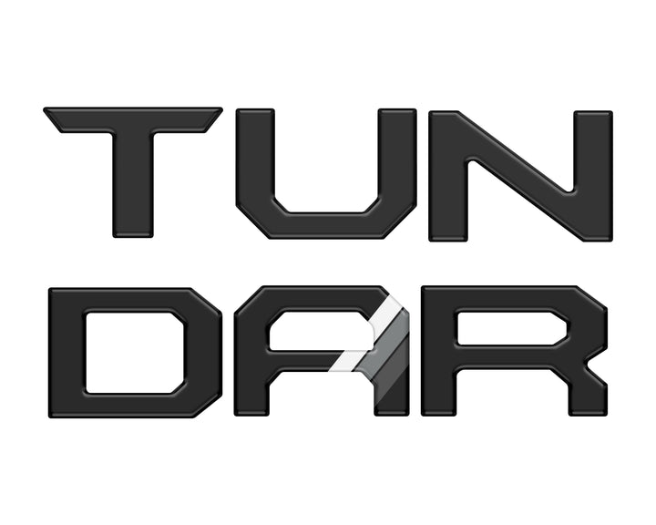 Tailgate Letter Inserts Fits 2022-2025 Toyota Tundra