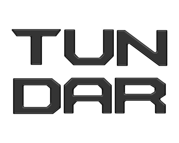 Tailgate Letter Inserts Fits 2022-2025 Toyota Tundra
