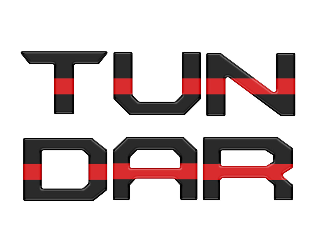 Tailgate Letter Inserts Fits 2022-2025 Toyota Tundra
