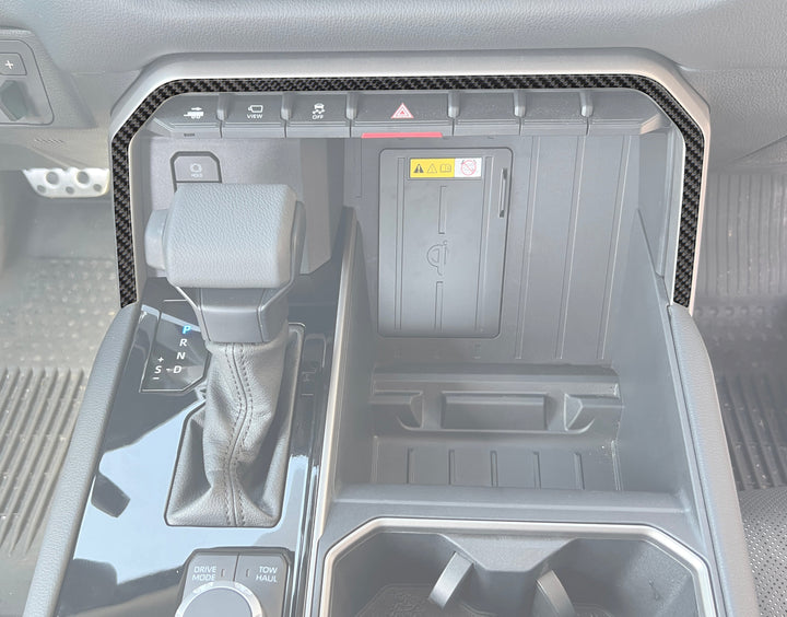 Upper Center Console Line Accent Trim Fits 2022-2025 Toyota Tundra & 2023-2025 Toyota Sequoia