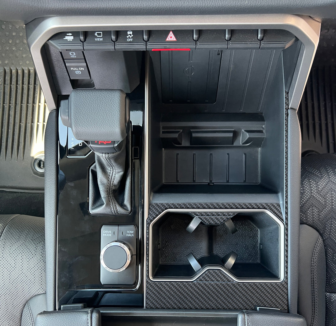 Center Cup Holder Accent Trim Fits 2022-2025 Toyota Tundra & 2023-2025 Toyota Sequoia