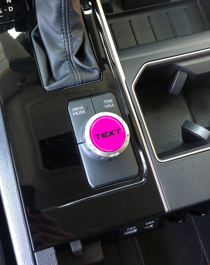Badge for Drive Mode Selector Dial Fits 2022-2025 Toyota Tundra & 2023-2025 Toyota Sequoia