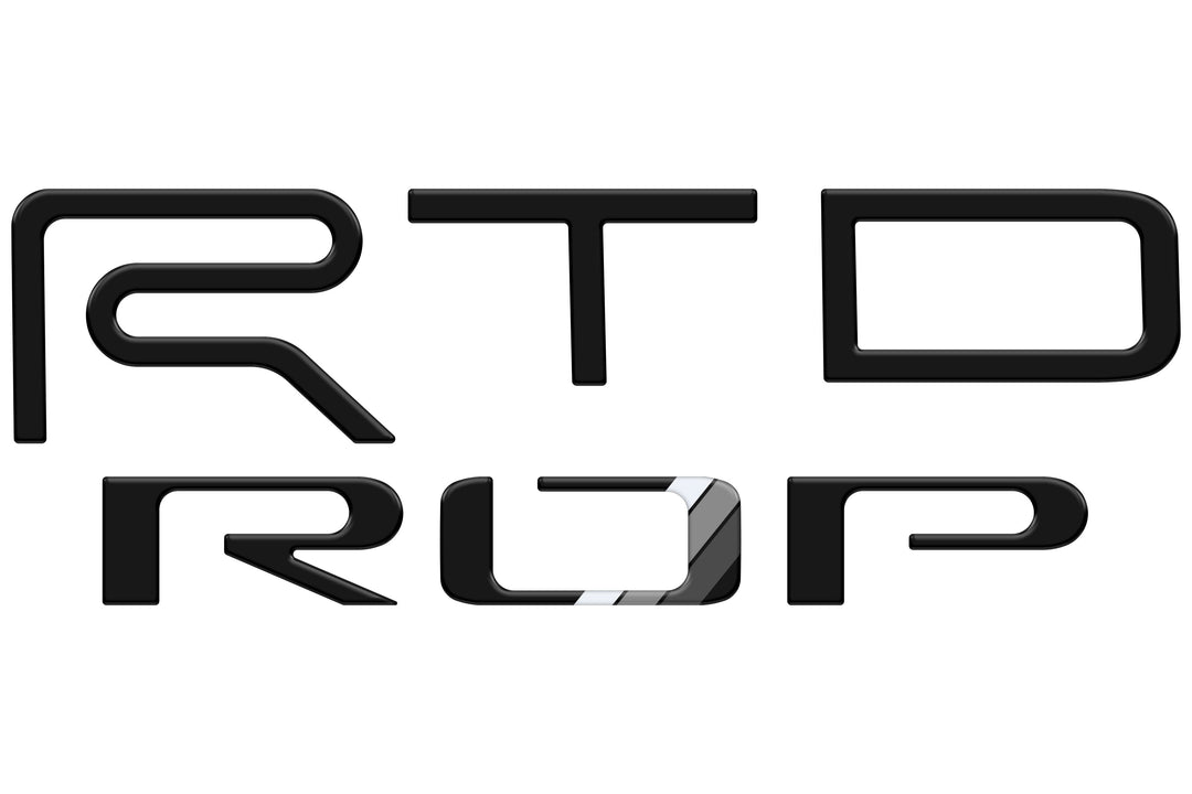 TRD Pro Tailgate Letter Inserts Fits 2022-2025 Toyota Tundra