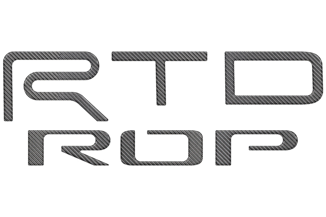 TRD Pro Tailgate Letter Inserts Fits 2022-2025 Toyota Tundra