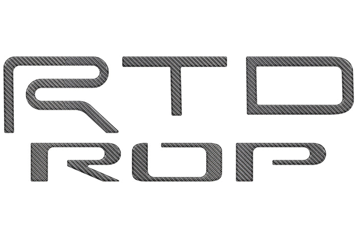 TRD Pro Tailgate Letter Inserts Fits 2022-2025 Toyota Tundra