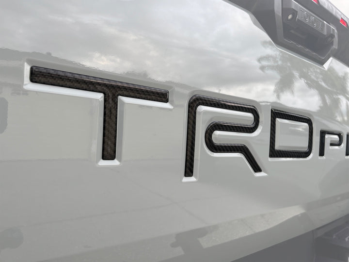 TRD Pro Tailgate Letter Inserts Fits 2022-2025 Toyota Tundra
