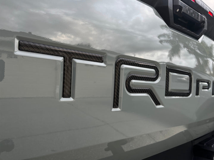 TRD Pro Tailgate Letter Inserts Fits 2022-2025 Toyota Tundra