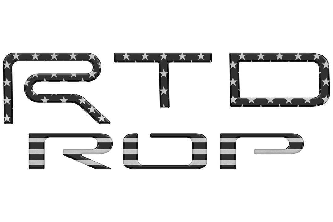 TRD Pro Tailgate Letter Inserts Fits 2022-2025 Toyota Tundra