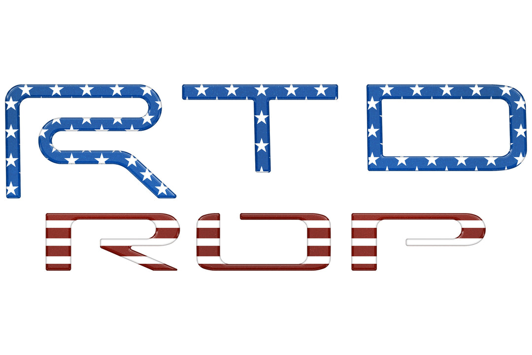 TRD Pro Tailgate Letter Inserts Fits 2022-2025 Toyota Tundra