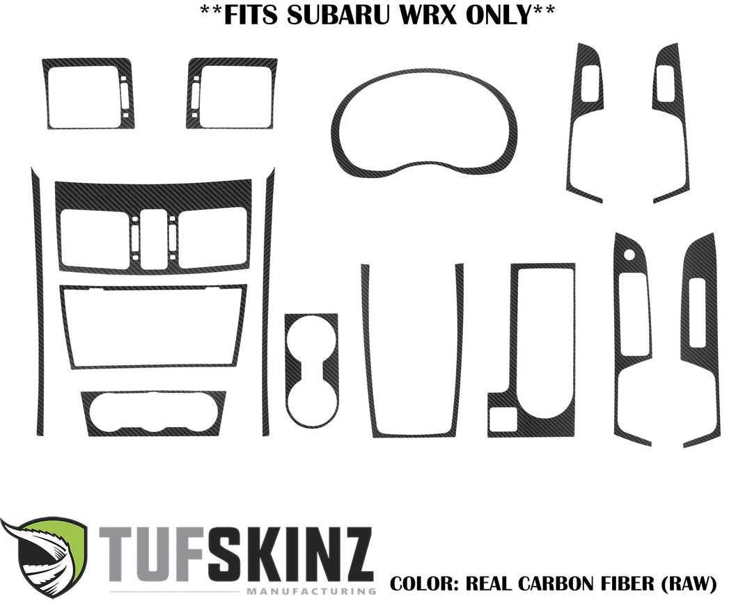Manual Transmission Interior Dash Kit Fits 2015-2021 Subaru WRX, WRX STI