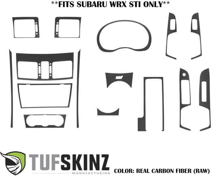 Manual Transmission Interior Dash Kit Fits 2015-2021 Subaru WRX, WRX STI
