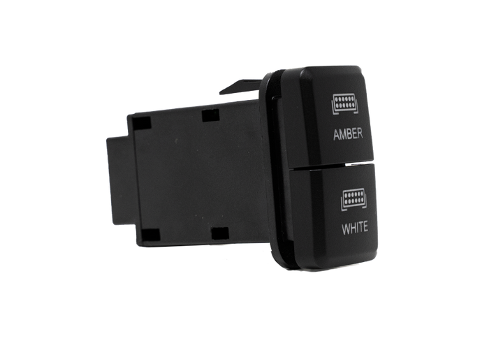 Dual Function Toyota OEM Style "AMBER & WHITE" Switch Tall Style