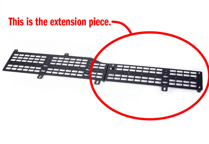 BED MOLLE EXTENSIONS FOR BAKFLIP COVER For 2005-2023 Toyota Tacoma