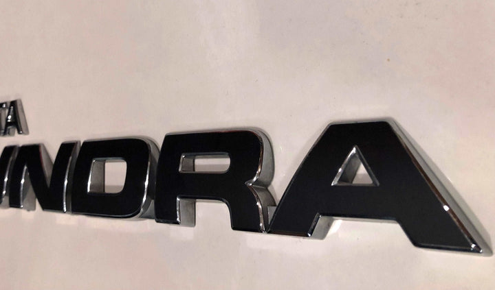 Premium Cast Matte Black Vinyl Decal Letter Inlays for 2007-2025 Tundra Doors