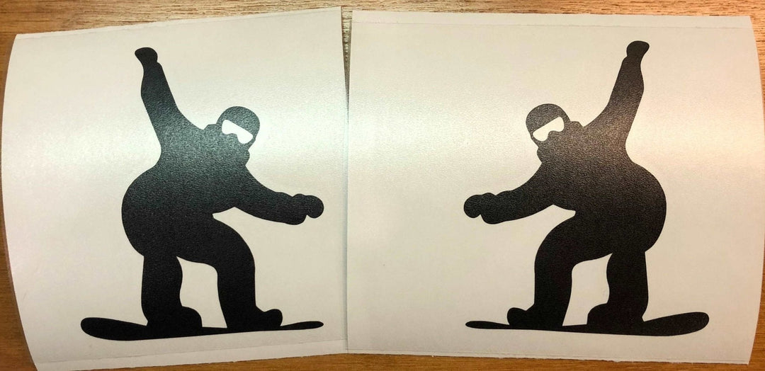 Premium Cast Matte Black Vinyl Lifestyle Decals