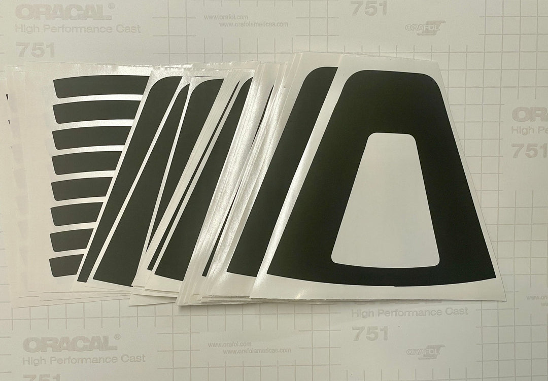 Premium Cast Vinyl Decal Inlays for 2025+ 4Runner TRD Sport Wheels x4