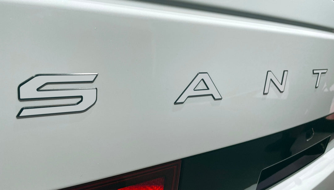 Premium Cast Vinyl Decal Letter Inlays for 2024-2025 Santa Fe Liftgate