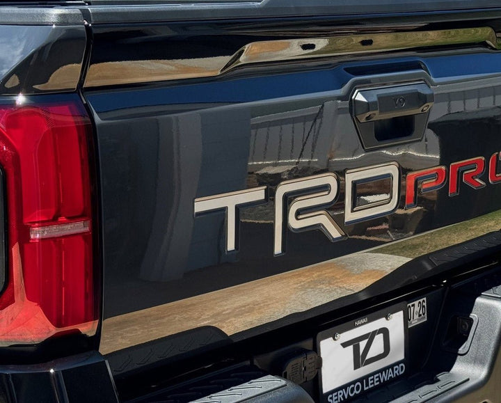 Premium Cast Vinyl Decal Letter Inserts for 2024-2026 Tacoma TRD Pro Tailgate