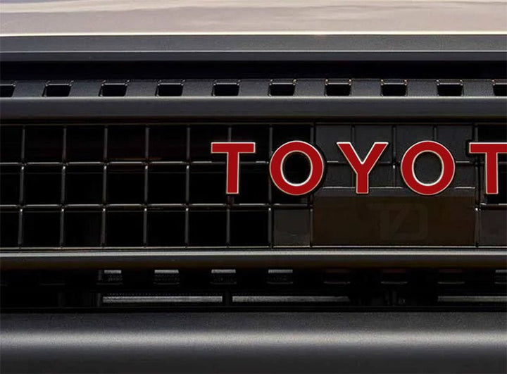 Premium Cast Vinyl Decal Letters for 2024+ Land Cruiser Grille