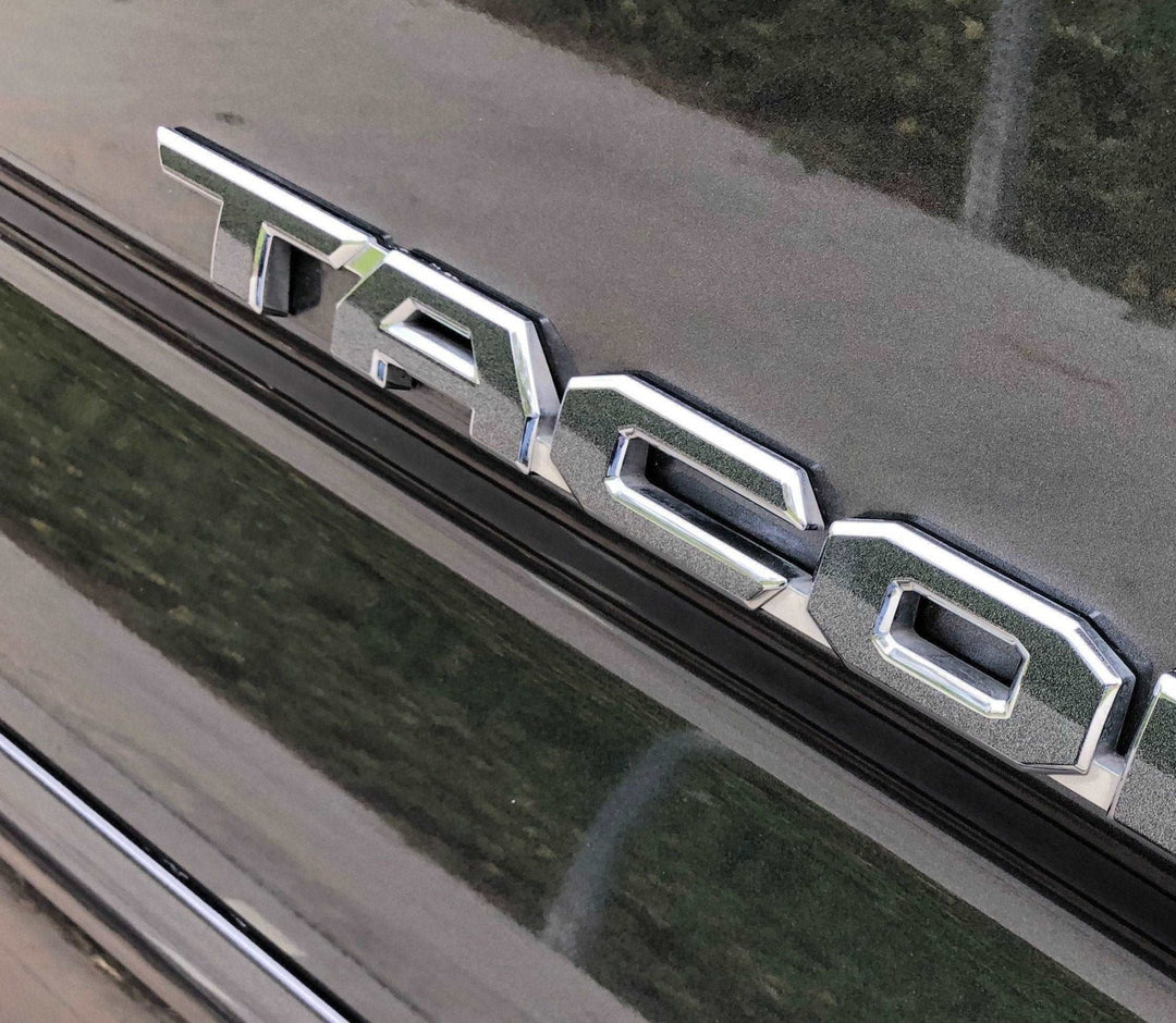 Premium Cast Vinyl Decal Letters for 2016-2023 Tacoma Door and Tailgate Emblems