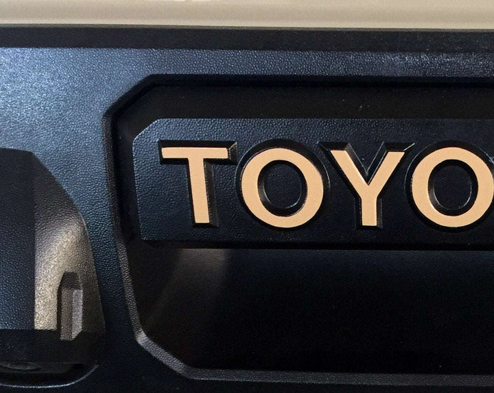 Premium Cast Vinyl Decal Letters for 2016-2023 Tacoma/2014-2021 Tundra Tailgate Handle