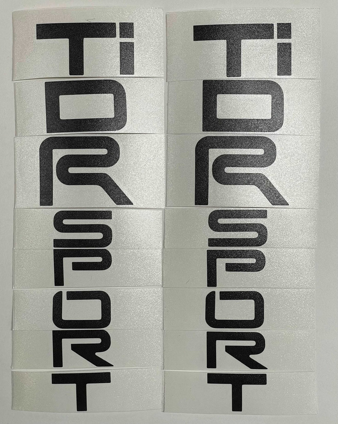 Premium Cast Vinyl Decal Letters for 2021-2025 4Runner TRD SPORT Emblems x2