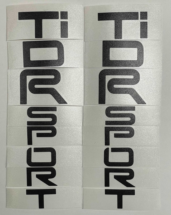 Premium Cast Vinyl Decal Letters for 2021-2025 4Runner TRD SPORT Emblems x2