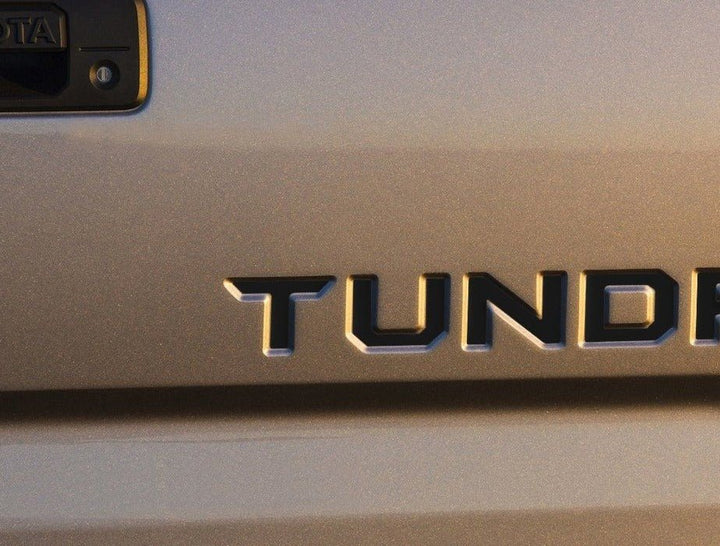 Premium Cast Vinyl Decal Letter Inserts for 2014-2021 Tundra Tailgate