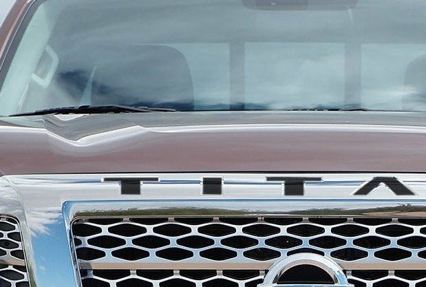 Premium Cast Vinyl Decal Letter Inserts for 2016-2024 Titan Grille