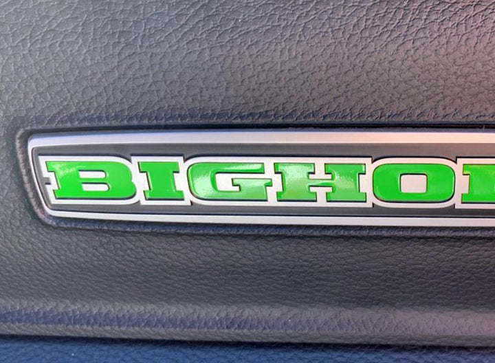 Premium Cast Vinyl Decal Letter Inserts for 2019-2025 RAM 1500 BIGHORN Dashboard