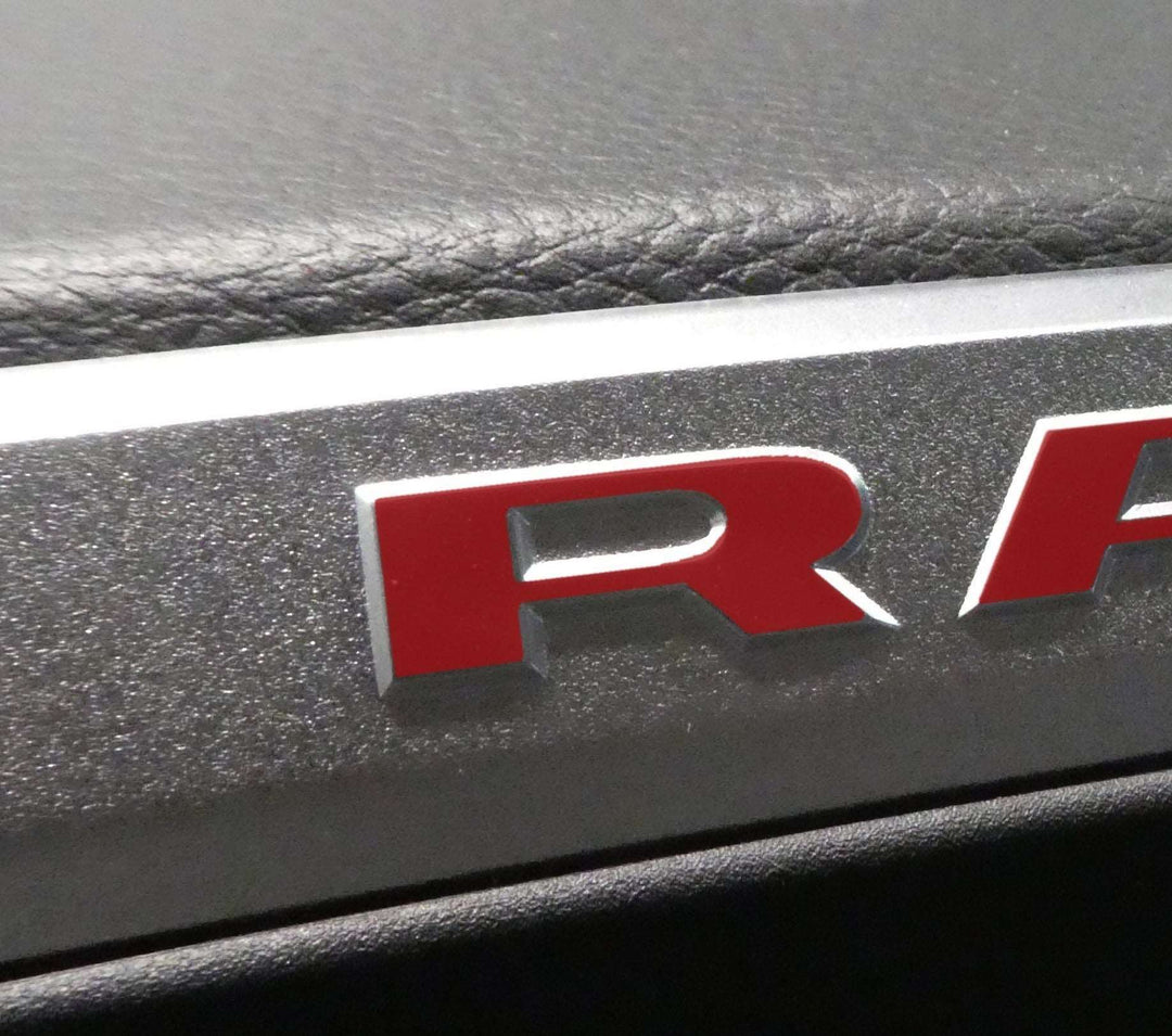 Premium Cast Vinyl Decal Letter Inlays for 2019-2025 RAM Dashboard