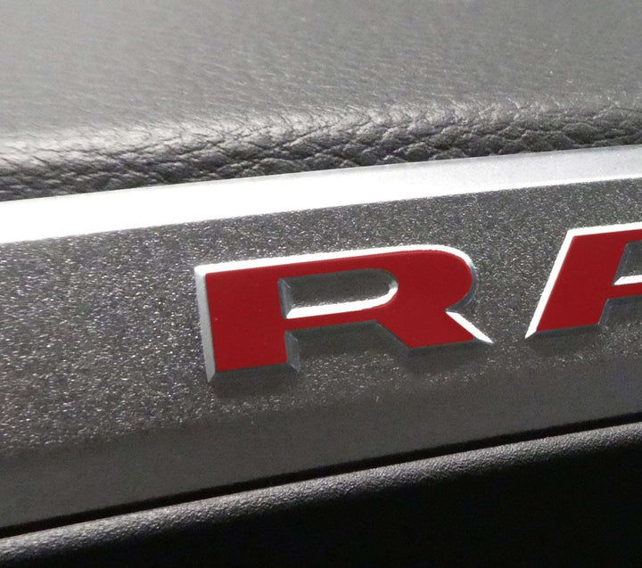 Premium Cast Vinyl Decal Letter Inlays for 2019-2025 RAM Dashboard