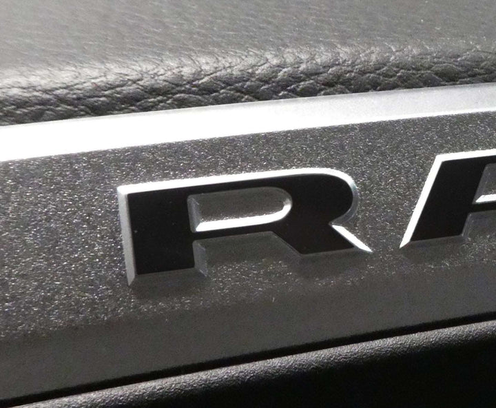 Premium Cast Vinyl Decal Letter Inlays for 2019-2026 RAM Dashboard