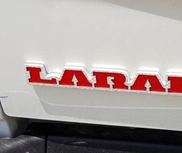 Premium Cast Vinyl Decal Letter Inserts for 2019-2025 RAM LARAMIE Tailgate