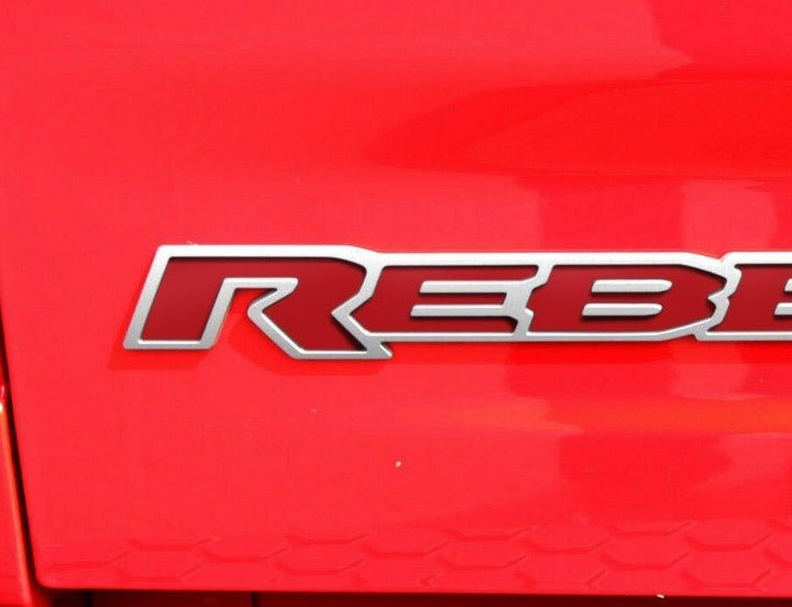 Premium Cast Vinyl Decal Letter Inlays for 2019-2025 RAM 1500 Rebel Tailgate