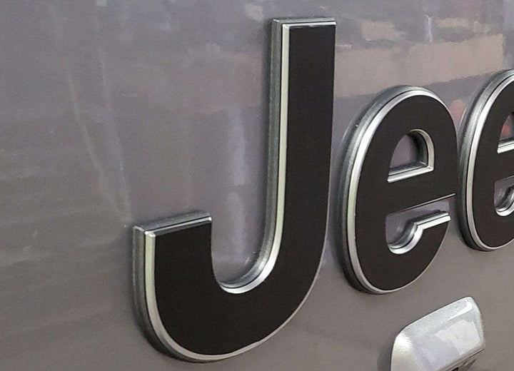Premium Cast Vinyl Decal Letter Inlays for 2020-2025 Gladiator Tailgate