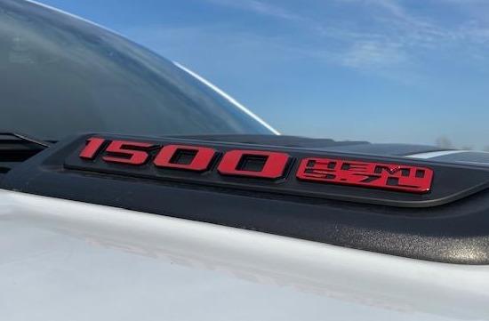 Premium Cast Vinyl Decal Number Inlays for 2019-2025 RAM 1500 Hood x2