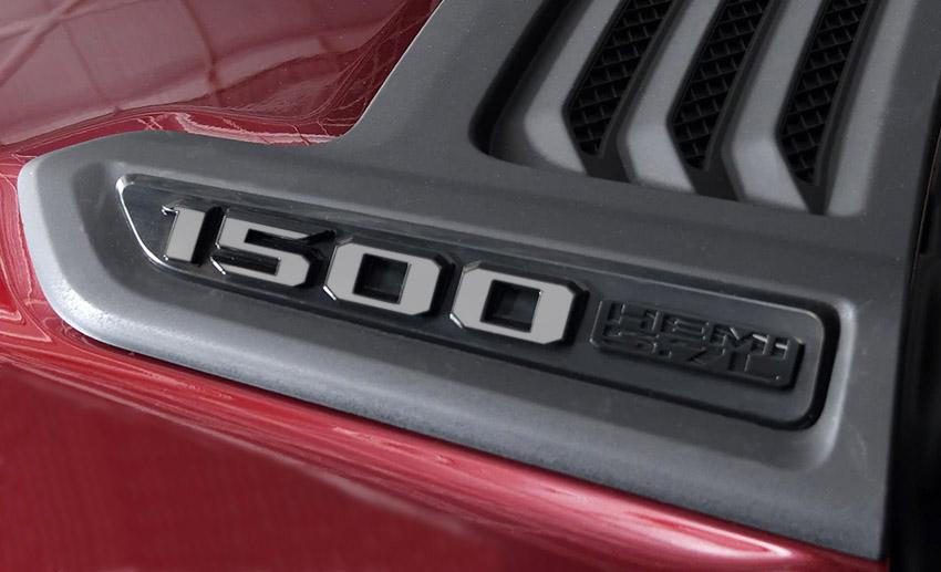 Premium Cast Vinyl Decal Number Inlays for 2019-2025 RAM 1500 Hood x2