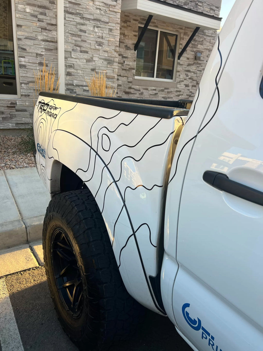 DIY Vehicle Vinyl Topographical Accent/Booster Kit