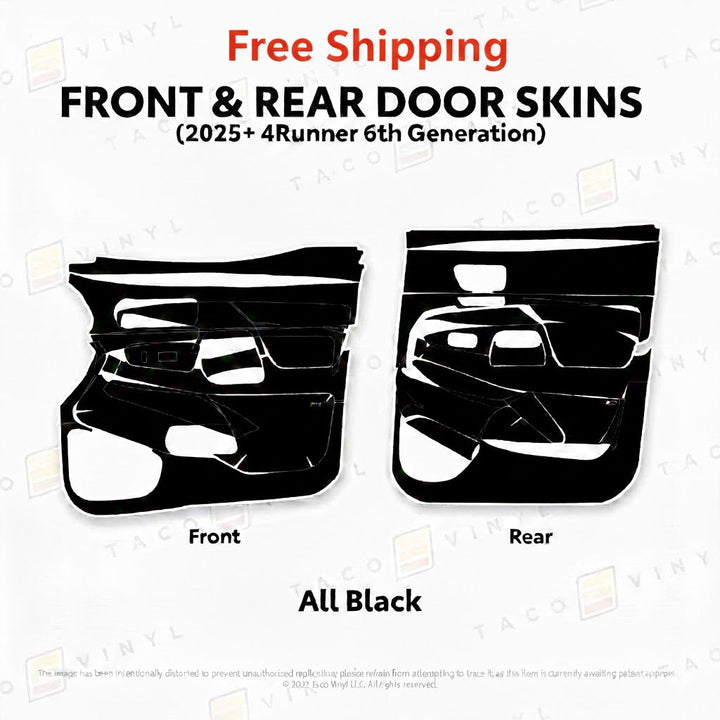 2025+ 4Runner Door Skins